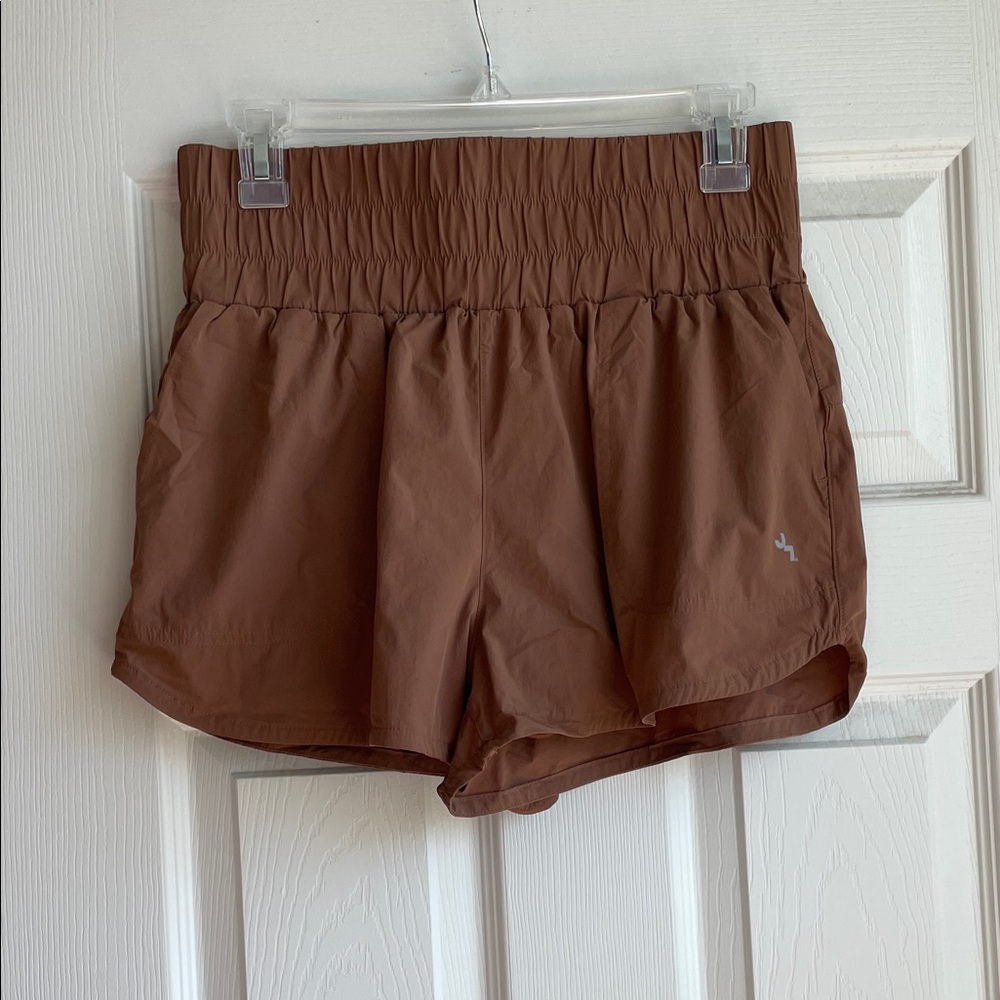 JoyLab Brown High-Rise Athletic Shorts S